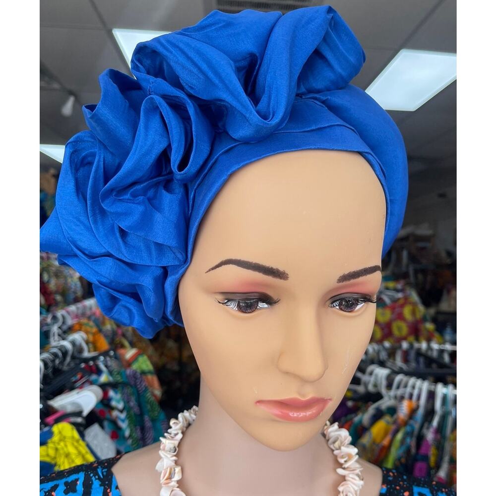 African handmade ready to wear auto gele turban african headwear